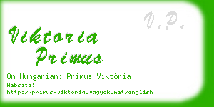 viktoria primus business card